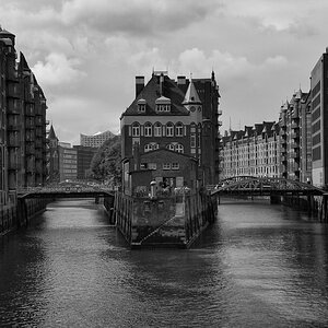 in der Speicherstadt