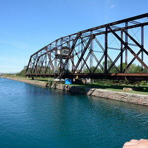 Sault Ste. Marie International Bridge(Notbrücke als Drehbrücke)