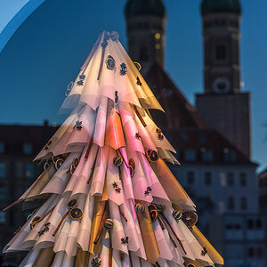 Servietten-Weihnachtsbaum