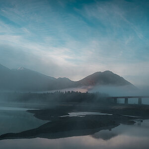 Morgennebel Sylvenstein