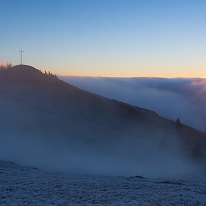 Sonnenaufgang am Brandkogel