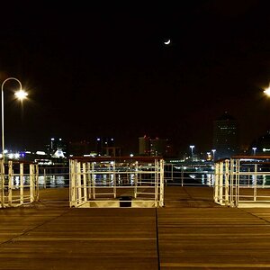 Porto Antico bei Nacht