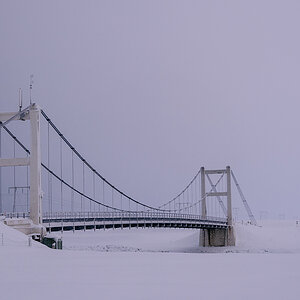 Brücke über die Gletscherlagune Jökulsarlon in Island