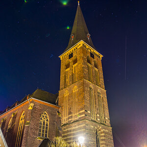 Catholic Church Kaldenkirchen by Night