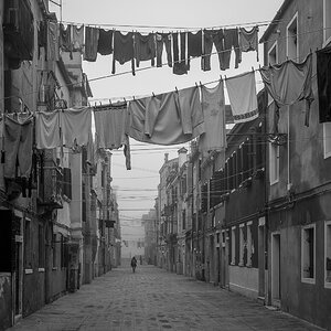 Venezia Castello Gasse mit Wäsche