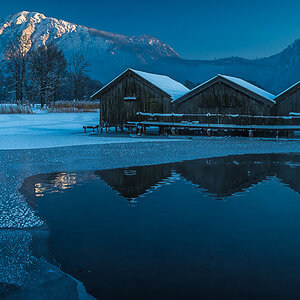 Winternachmittag Kochelsee