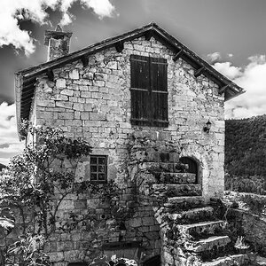 Cantobre Haus mit Treppe