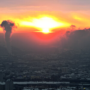 sonnenaufgang im Nebel