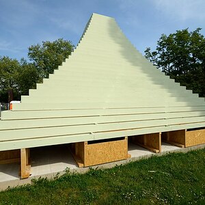 Agnes Denes
"The Living Pyramid"
