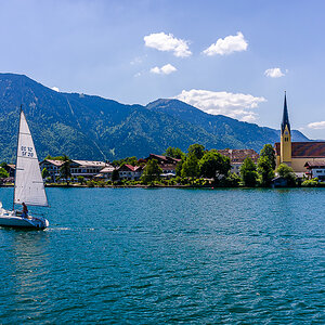 Segelboot Tegernsee