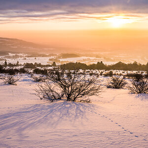 Sonnenaufgang in der Rhön