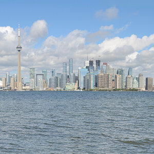 Toronto von der Insel aus gesehen