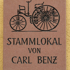 stammlokal carl benz schild kl