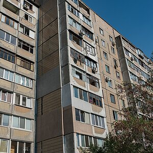Typischer Wohnblock