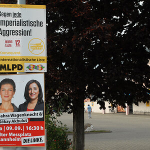 wahlplakat linke