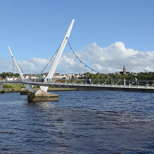 Friedensbrücke in Derry Nordirland