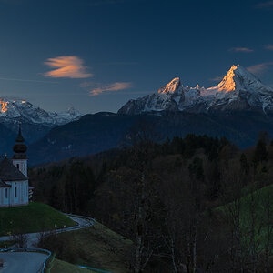 Alpenglühen - Maria Gern