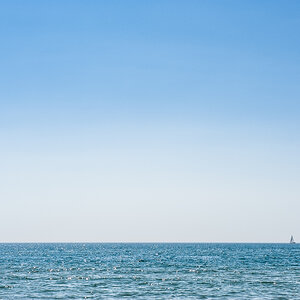 Boot auf Mittelmeer