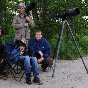Tim, Papa, Oliver und ich