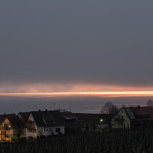 Bodensee (Überlinger See), Blick von Bodman Richtung Sipplingen/Überlingen