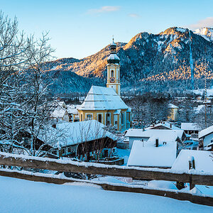 Brauneck Sonnenaufgang Winter