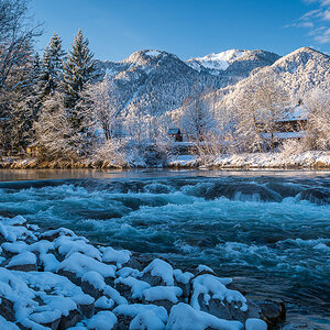 Winteranfang Isar