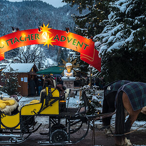 Rottach Weihnachtsmarkt Eingang