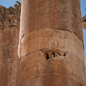 Jordanien Jerash, Artemis Tempel