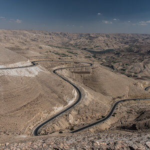 Jordanien Königsstraße am Wadi Mujib Canyon