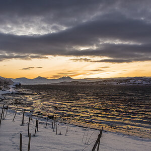 16 Abendstimmung ueber Tromso