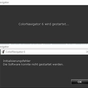 ColorNavigator6 Fehler