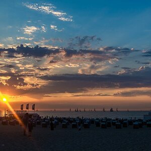 Sonnenuntergang Warnemünde
