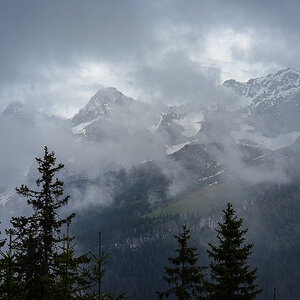 Wettersteingebirge Nebel