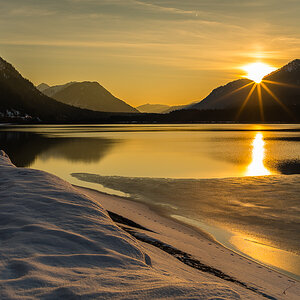 Sylvenstein Sunset