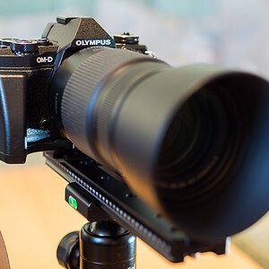 Fotodiox Pro Metall Schwarz Kamera-Handgriff für Olympus OM-D E-M5 Mark II