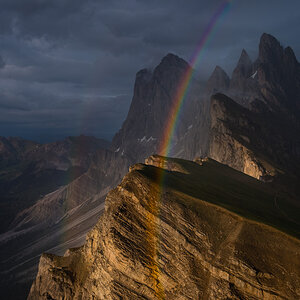Nach dem Gewitter auf der Seceda