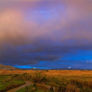 Puno Peru - Hagelsturm mit anschliessendem Gewitter