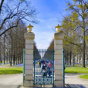Eingang zum Georgengarten