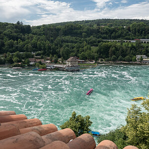 Am Rheinfall von Schaffhausen