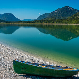 Spätsommertag Sylvensteinsee
