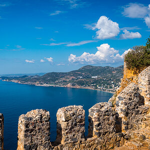 Blick von Felsenburg Alanya
