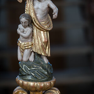 Taufbeckenfiguren St. Michael