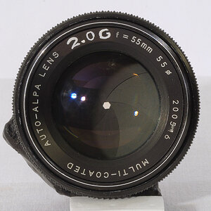 ALPA 55mm/1.4 M42 umgebaut auf 2.0G für Nikon mit CPU-Chip
Frontview