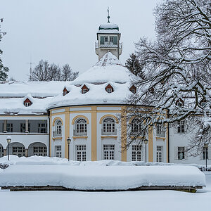Kurpark Tölz Schnee
