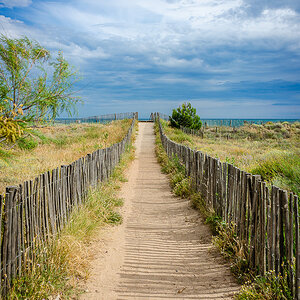 Strandzugang Portiragnes Plage