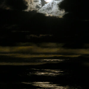Mond am Meer