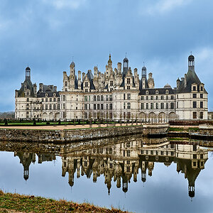 Schloss von Chambord an der Loire in Frankreich