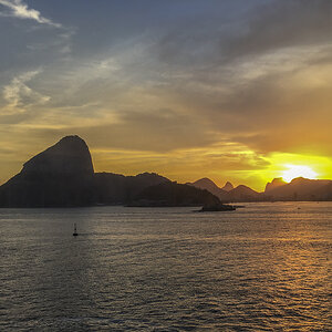 Sonnenuntergang Rio