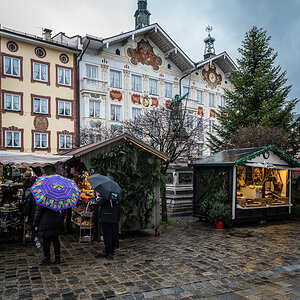 Tölzer Weihnachtsmarkt Regen