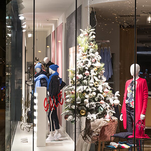 Schaufenster zu Weihnachten